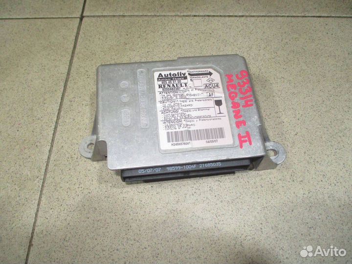 Блок управления AIR BAG Renault Megane 2