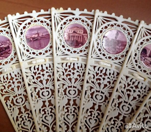 СССР Резной веер Ленинград