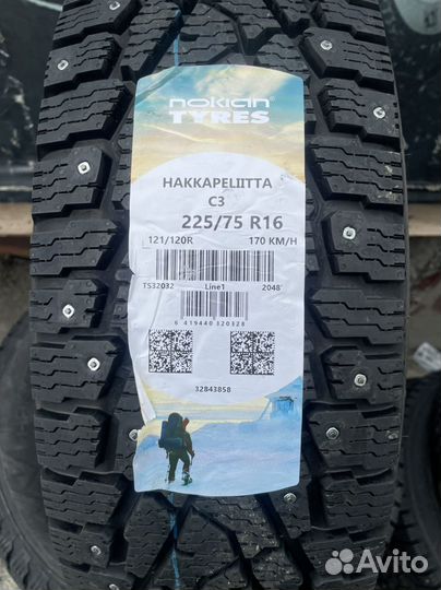 Nokian Tyres Hakkapeliitta C3 225/75 R16 121R