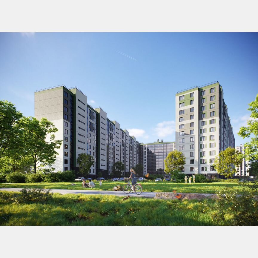 2-к. квартира, 61 м², 4/12 эт.