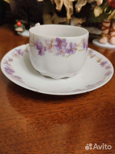 Чайная пара Кузнецовский фарфор