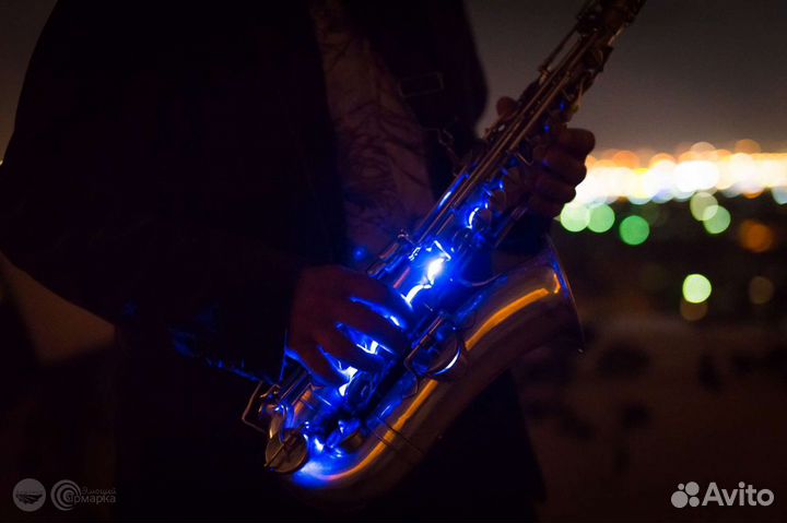 Саксофон живой звук Музыка подарок на торжество