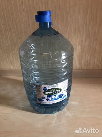 Бутыль 19 литров пластик