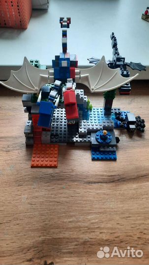Lego майнкрафт драконы