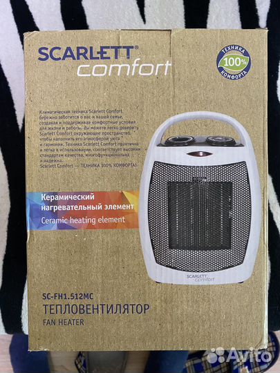Керамический обогреватель Scarlett
