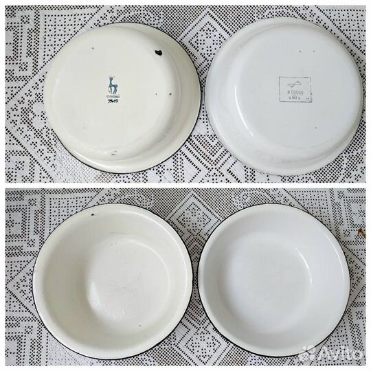 Посуда белая эмалированная СССР