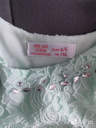 Нарядное платье для девочки 116