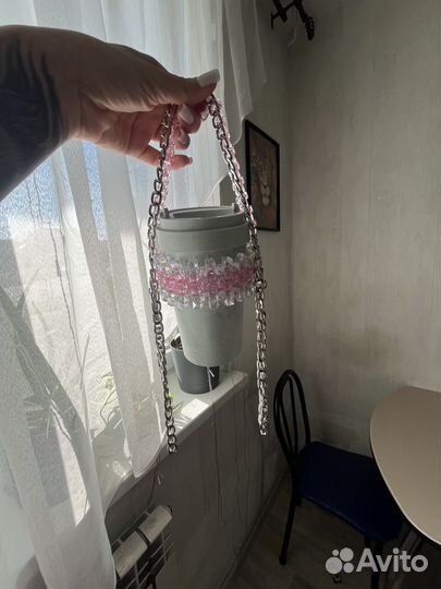 Капхолдер из бусин