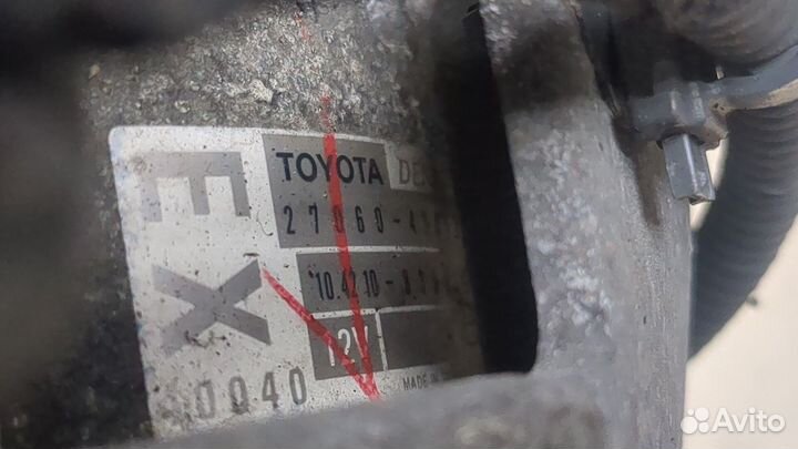 Генератор Toyota Urban Cruiser, 2009