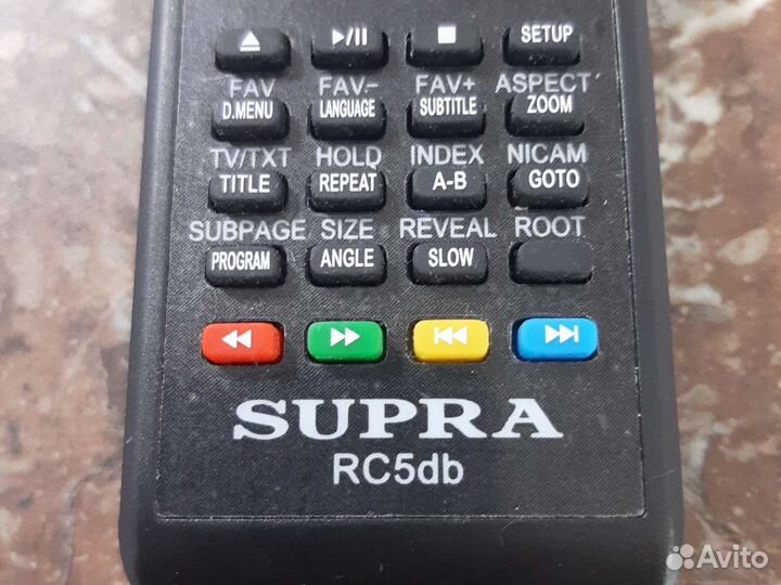 Rc5db оригинальный пульт supra бу