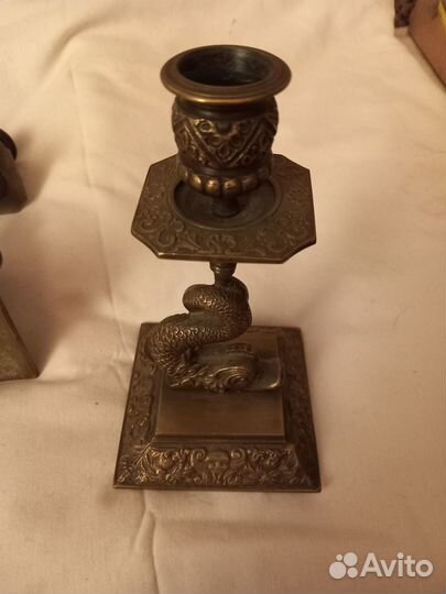 Продаются парные винтажные подсвечники