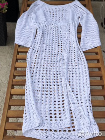 Вязаное платье