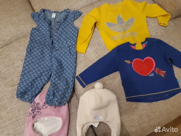 Пакет хорошей одежды для девочки 6-12 мес