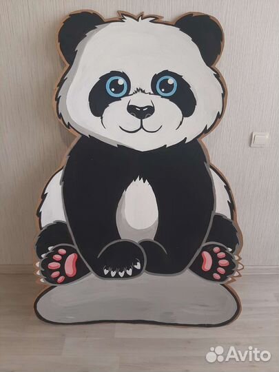 Панда фигура из картона
