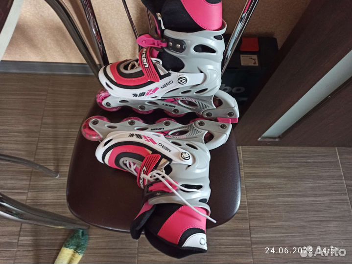 Роликовые коньки детские раздвижные