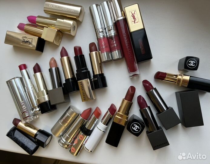 Помады, блески Chanel Dior Lancome YSL Burberry BB