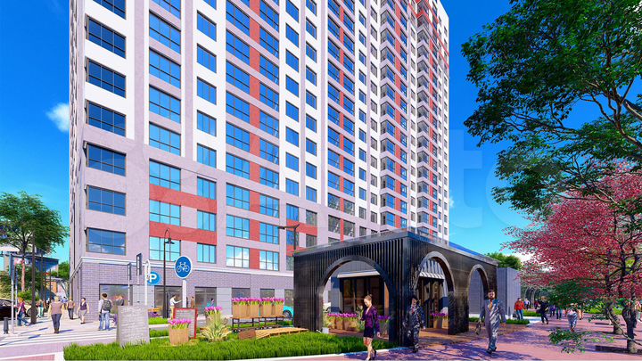 1-к. квартира, 40 м², 10/22 эт.