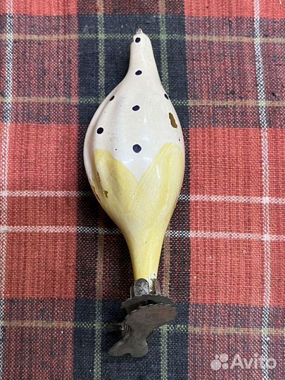 Елочная игрушка на прищепке советская СССР