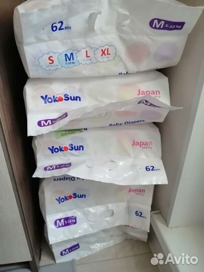 Подгузники и трусики YokoSun все размеры