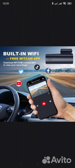 Автомобильный видеорегистратор bepocam zd03 4К