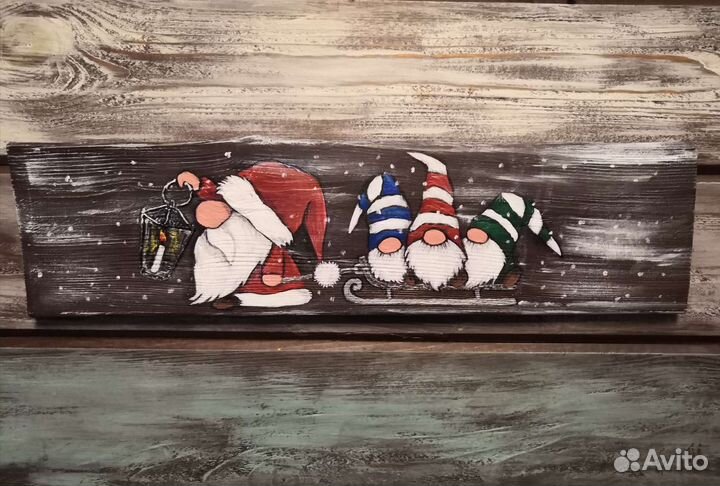 Картина на доске 