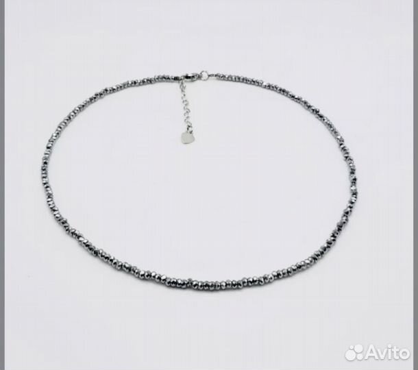 Чокер из натурального камня пирит