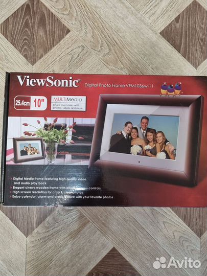 Цифровая фоторамка viewsonic 25.4см