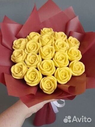 Розы из шоколада,шоколадные розы