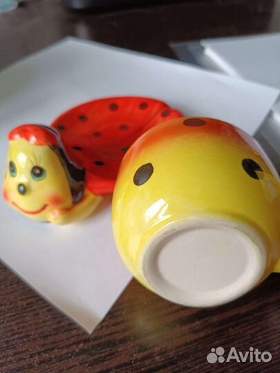 Чашка и дискретная тарелочка детские