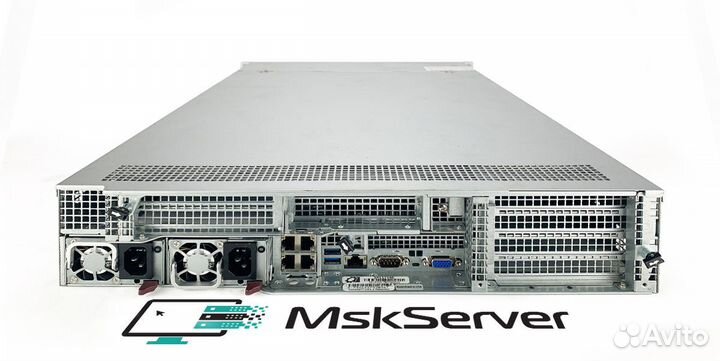Сервер Supermicro 6028U-TR4 2x E5-2697v4 128Gb