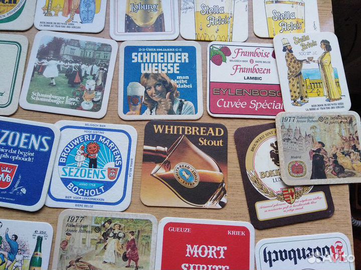 Бердекели от пива 1970-80-х г.г. Европа и Америка