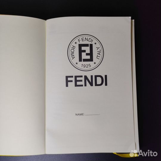 Блокнот ежедневник Fendi
