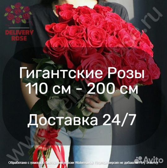 Розы гиганты, букет цветов