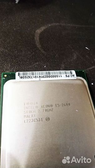 Процессор xeon e5 2680 LGA2011 8 ядер 16 потоков