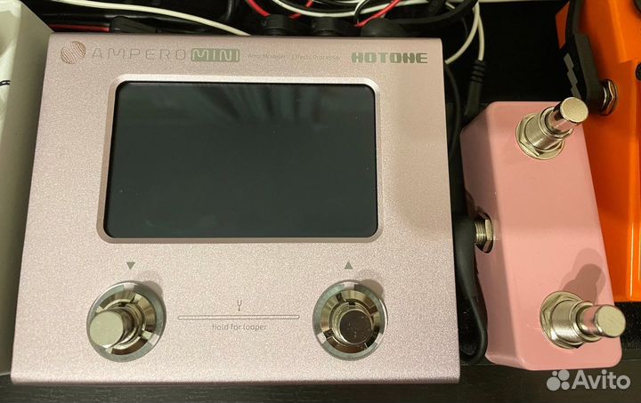 Гитарный процессор hotone ampero mini + футсвич