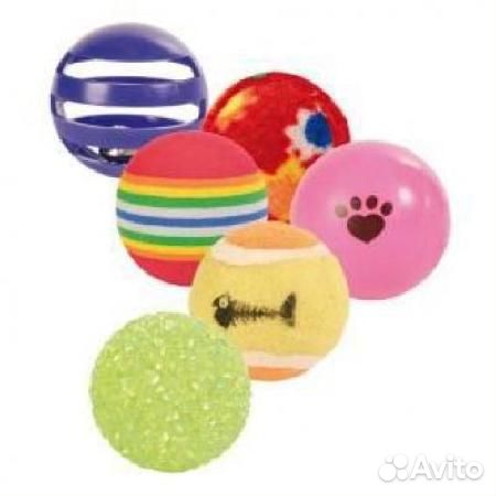 Trixie Мячик набор метательная игрушка для кошек р