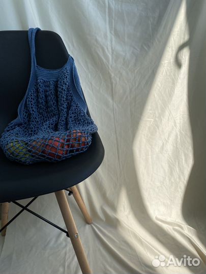 Вязаная сумка авоська