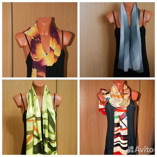 Шарфы шифоновые