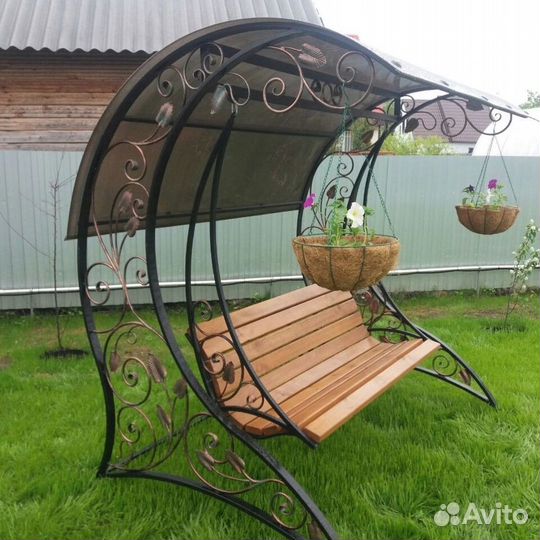 Кованые качели / Садовые качели