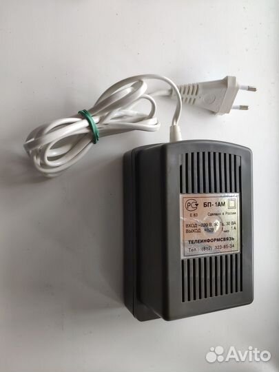 Бп-1ам Блок питания стабилизированный, 220В/12В