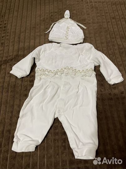 Конверт одеяло на выписку + нательный комплект