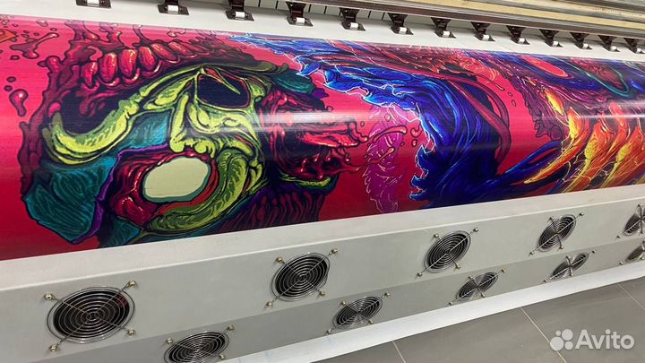 Срочная печать интерьерного и широкоформатного кач