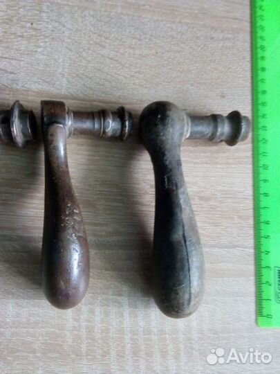 Царские дверные ручки бронза