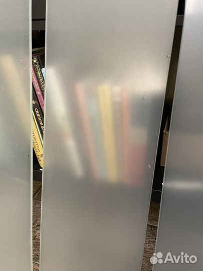 Полка стеклянная икея матовая