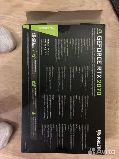 Видеокарта rtx 2070 nvidia, palit