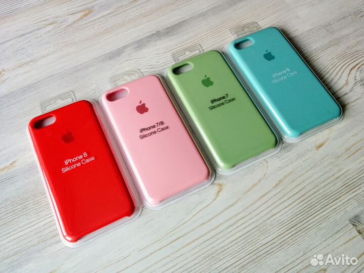 На iPhone 7 / 8 / se 2020 чехлы silicone case
