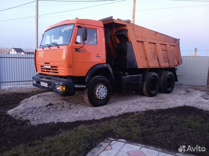 Камаз 15т, пыль, щебень, бут