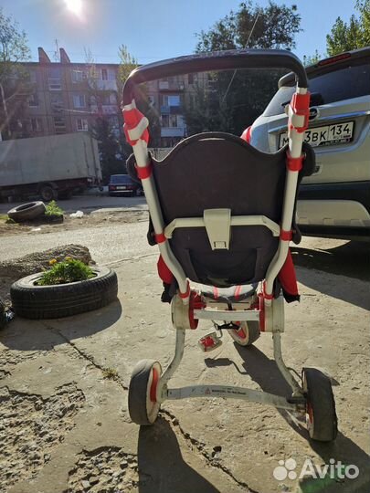 Велосипед с родительской ручкой