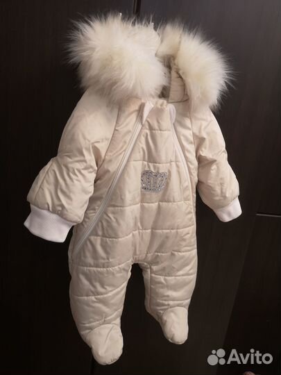 Конверт и комбинезон на выписку зимний