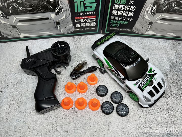 Машинка для дрифта на радиоуправлении Nissan GT-R